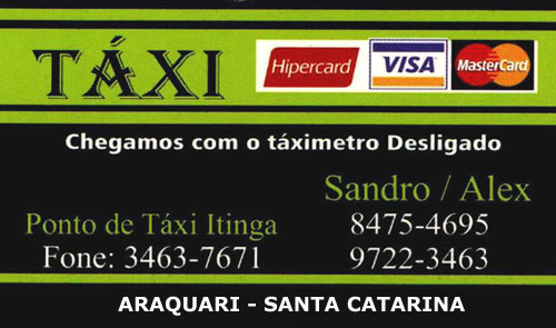 Taxi Araquari